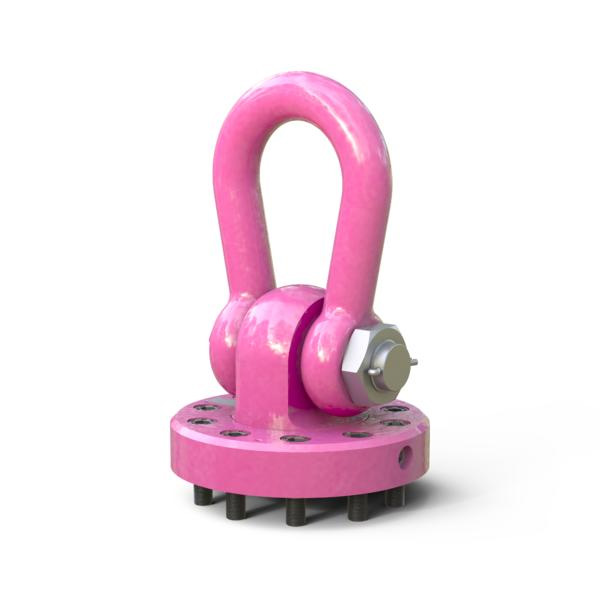 WBPG Hoist ring on plate for bolting