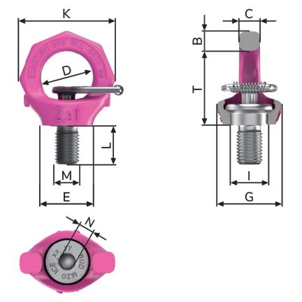 STARPOINT VRS-F-0.1t-M6 with star profile wrench